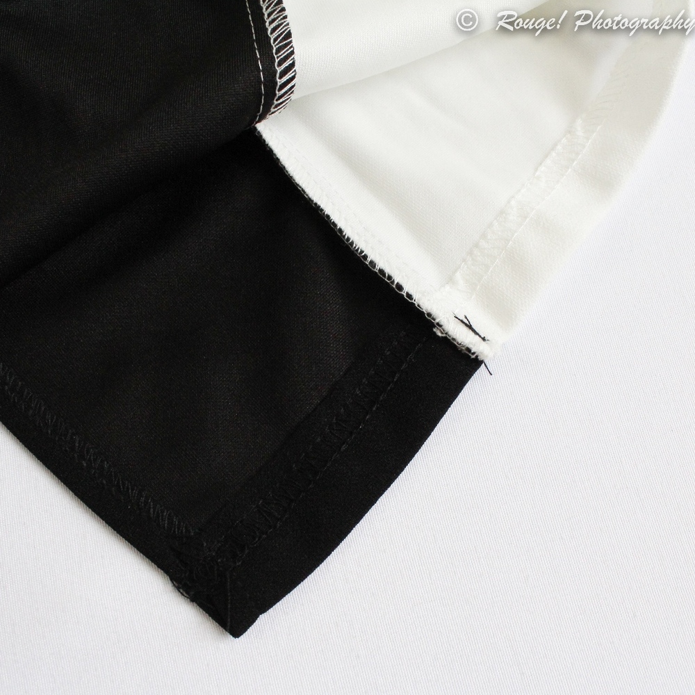 Strapless Color Block Self Tie Bodycon Midi Dress - Picture 7 of 8